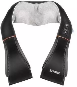 RENPHO Shiatsu Neck & Shoulder Lite Nacken- und Schultermassageger&auml;t, 3D-Knetung, W&auml;rme (RF-SNM060-BK)