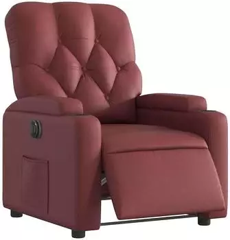 vidaXL Massagesessel elektrisch, Kunstleder, mit Fernbedienung