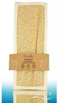 Niyok Massagegurt Luffa & Baumwolle, 75cm