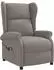 vidaXL Wing Back elektrischer Massagesessel, taupe Stoff (3460297)