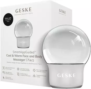 Geske SmartAppGuided Cool & Warm Face and Body Massager 7in1 white