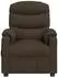 vidaXL Massagesessel dunkelbraun Stoff (348087)