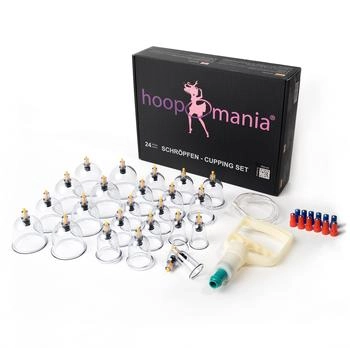 Hoopomania M016 Schröpfgläser Set 24-teilig