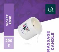 &laquo;Violet Rose&raquo; Massagekerze - Veilchen-Rosen-Duft, Massage&ouml;l (0.2 kg) 200 g