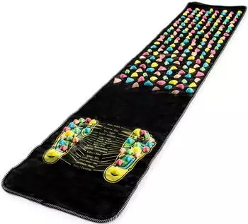 Maximex Fu&szlig;reflexzonen-Massagematte 175 x 0,6 x 35 cm
