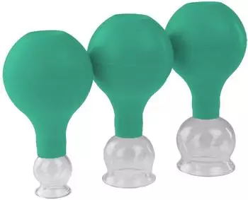 PULOX Schr&ouml;pfgl&auml;ser Set aus Echtglas 3 Stk. 2,5cm,