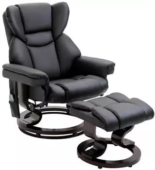 HomCom Massagesessel mit Fu&szlig;hocker