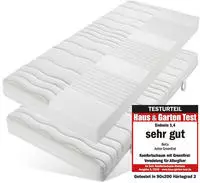 Beco Komfortschaummatratze "Active Greenfirst Matratze im Doppelpack, 90x200 cm &