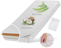 Kids Collective Kindermatratze 90x200 cm KOKOS mit gestepptem Aloe Vera-Bezug