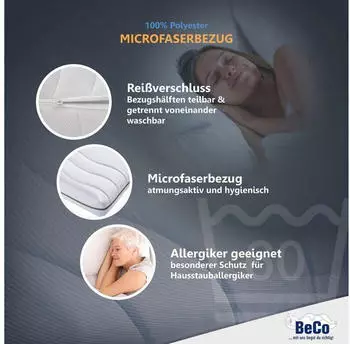 BeCo Selection MF 180x200cm H3 – BeCo Selection MF 180x200cm H3: Komfort und Unterstützung