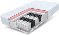 Fdm - Matratze 90x200 Taschenfederkern Visco Memory 7 Zonen 24 Cm Memory Bett H2 H3