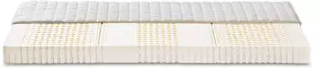 Lonsberg Madras Select Naturlatex-Matratze, Bezug Organic unversteppt