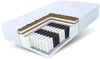 Fdm - Matratze 180x200 Taschenfederkern 7 Zonen Kokos Home Double 21 Cm Premium H3 H5
