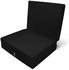 Beautissu Campix 80x195cm schwarz