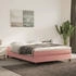 vidaXL Pocket spring mattress Rose 140x200x20 cm Velours (347813)