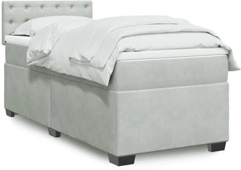 vidaXL Slatted Bed Base Mattress 100x200cm grey