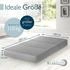 Beautissu Premium 100x200cm grau