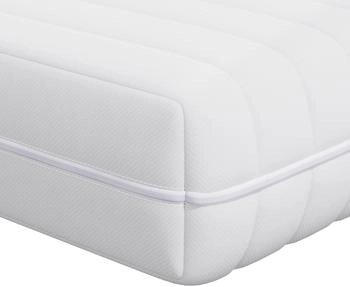 vidaXL Matratze Weiß 90 x 190 cm Taschenfeder (4106428)