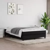 vidaXL Taschenfederkernmatratze Schwarz 140x200x20 cm Stoff