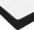 vidaXL Taschenfederkernmatratze Schwarz 140x200x20 cm Stoff (347796)
