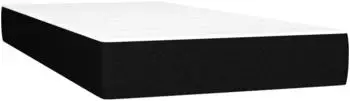 vidaXL Taschenfederkernmatratze Schwarz 80x200x20 cm Stoff (347676)