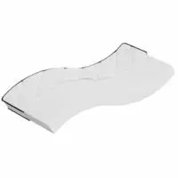 vidaXL Matratze Schaumstoff Mittelweich 90x190 cm
