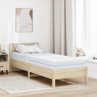 vidaXL Matratze Wei&szlig; 70 x 200 cm Jacquard-Stoff