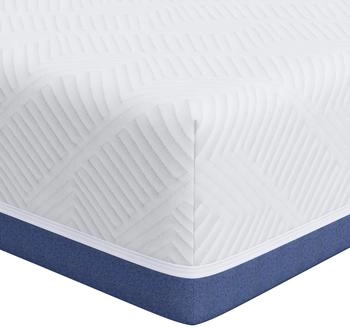 vidaXL Matratze Weiß und Blau 70 x 200 cm der Schaum (4106335)