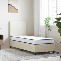 vidaXL Memory-Schaum-Matratze 80x200x17 cm Weich Wei&szlig;