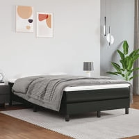 Taschenfederkernmatratze Schwarz 120x200x20 Cm Kunstleder - Vidaxl