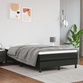 vidaXL Taschenfederkernmatratze Schwarz 120x200x20 cm Kunstleder (347762)