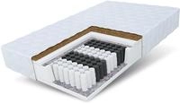 Fdm - Matratze 100x200 Taschenfederkern 7 Zonen Kokos Home Plus 17 Cm Premium H3 Bett