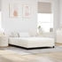 vidaXL Bettmatratze mit Matratze Creme 140 x 200 cm Stoff (42008293)