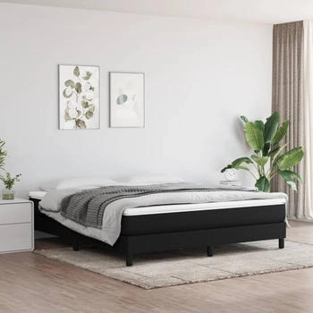 vidaXL Taschenfederkernmatratze Schwarz 180x200x20 cm Stoff (347836)