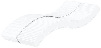vidaXL Schaumstoffmatratze Wei&szlig; 90x190 cm H&auml;rtegrad H2 H3 (356339)