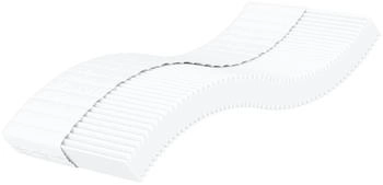 vidaXL Schaumstoffmatratze Weiß 90x200 cm Härtegrad H2 H3 (356341)