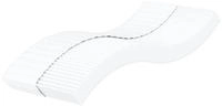 vidaXL Schaumstoffmatratze Wei&szlig; 90x220 cm H&auml;rtegrad H2 H3