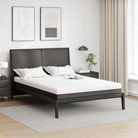 vidaXL Memory-Schaum-Matratze Mittel 140 x 190 cm 16 cm Wei&szlig; und Grau