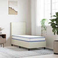vidaXL Memory-Schaum-Matratze 80x160x17 cm Weich Wei&szlig;