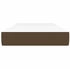 vidaXL Taschenfederkernmatratze Dunkelbraun 120x190x20 cm Stoff (4007144)