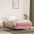vidaXL Taschenfederkernmatratze Rosa 80x220x20 cm Samt (4016599)