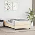 vidaXL Taschenfederkernmatratze Creme 90x200x20 cm Stoff (347719)