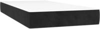 Taschenfederkernmatratze Schwarz 90x200x20 Cm Samt - Vidaxl