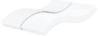 vidaXL Schaumstoffmatratze Wei&szlig; 200x220 cm H&auml;rtegrad H2 H3