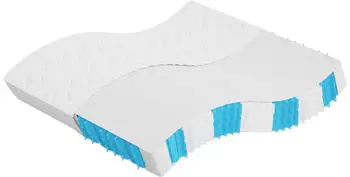 vidaXL Matratze Taschenfederkern Mittelfest 180x200 cm (3206417)