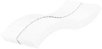 vidaXL Schaumstoffmatratze Weiß 80x220 cm Härtegrad H2 H3 (4016638)