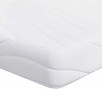 vidaXL Matratze Wei&szlig; 100 x 200 cm Jacquard-Stoff