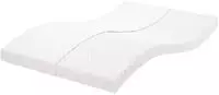vidaXL Schaumstoffmatratze Wei&szlig; 120x210 cm 7-Zonen H&auml;rtegrad 20 ILD