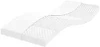 vidaXL Schaumstoffmatratze Wei&szlig; 80x220 cm 7-Zonen H&auml;rtegrad 20 ILD