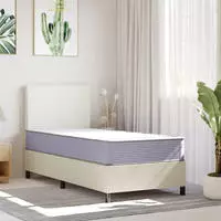vidaXL Matratze Schaumstoff Mittelweich 90x190 cm